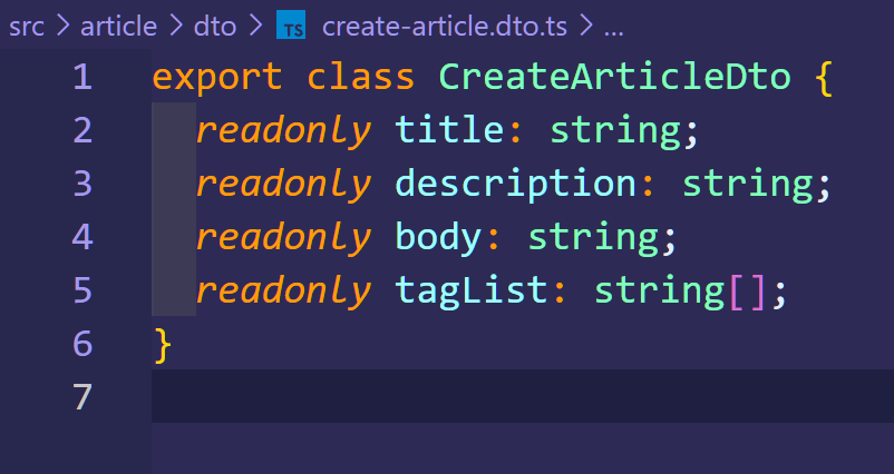 Я пишу backend на Nest.js, почему я должен создавать DTO именно в классах? Я пишу backend на Nest.js, почему я должен создавать DTO именно в классах?