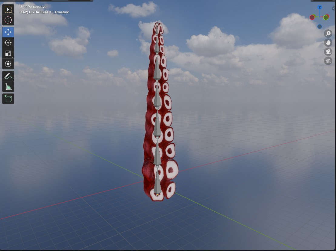 Ломается/расслаивается модель при добавлении скелета в blender, что делать? Ломается/расслаивается модель при добавлении скелета в blender, что делать?