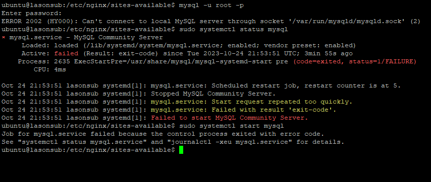 WP не видит MySQL, почему? WP не видит MySQL, почему?