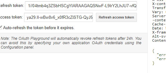 Oauth2, google, как использовать refresh token грамотно? Oauth2, google, как использовать refresh token грамотно?